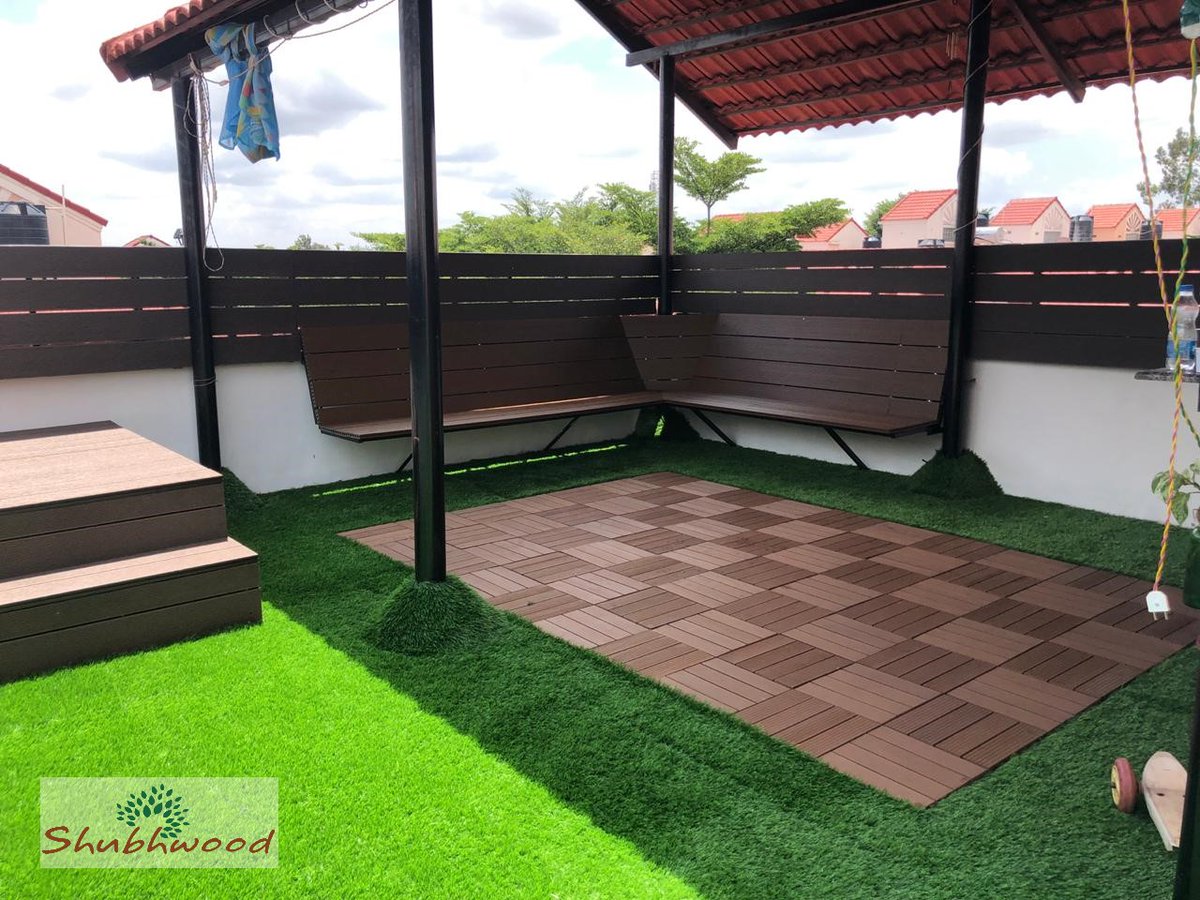 MilotaInternat1's tweet photo. It’s just about the corner, your perfect spot, Make it great with Shubhwood!

#WPC #Deck_Tile #Bangalore #Outdoor_Applications #Garden #design #exteriordesign #woodpolymercomposite #milota #Shubhwood https://t.co/e6chgf2P16