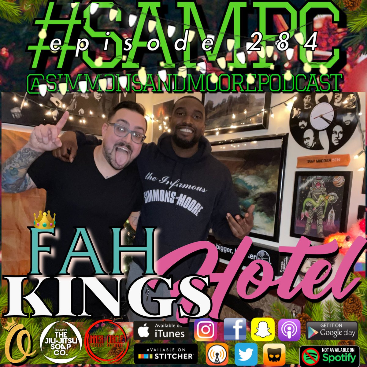 SimmonsandMoore's tweet photo. 🎤NANI?🏨

Here at the Simmons and Moore Podcast we fully back three things: Sex Positivity, Battle Rap and Anime... and that’s exactly the topics we discuss on this weeks episode.

enjoy this extended episode of #SAMPC for christmas! 

sorry in advance. 

also: Chocolate Gravy. https://t.co/BqofXbmiIp
