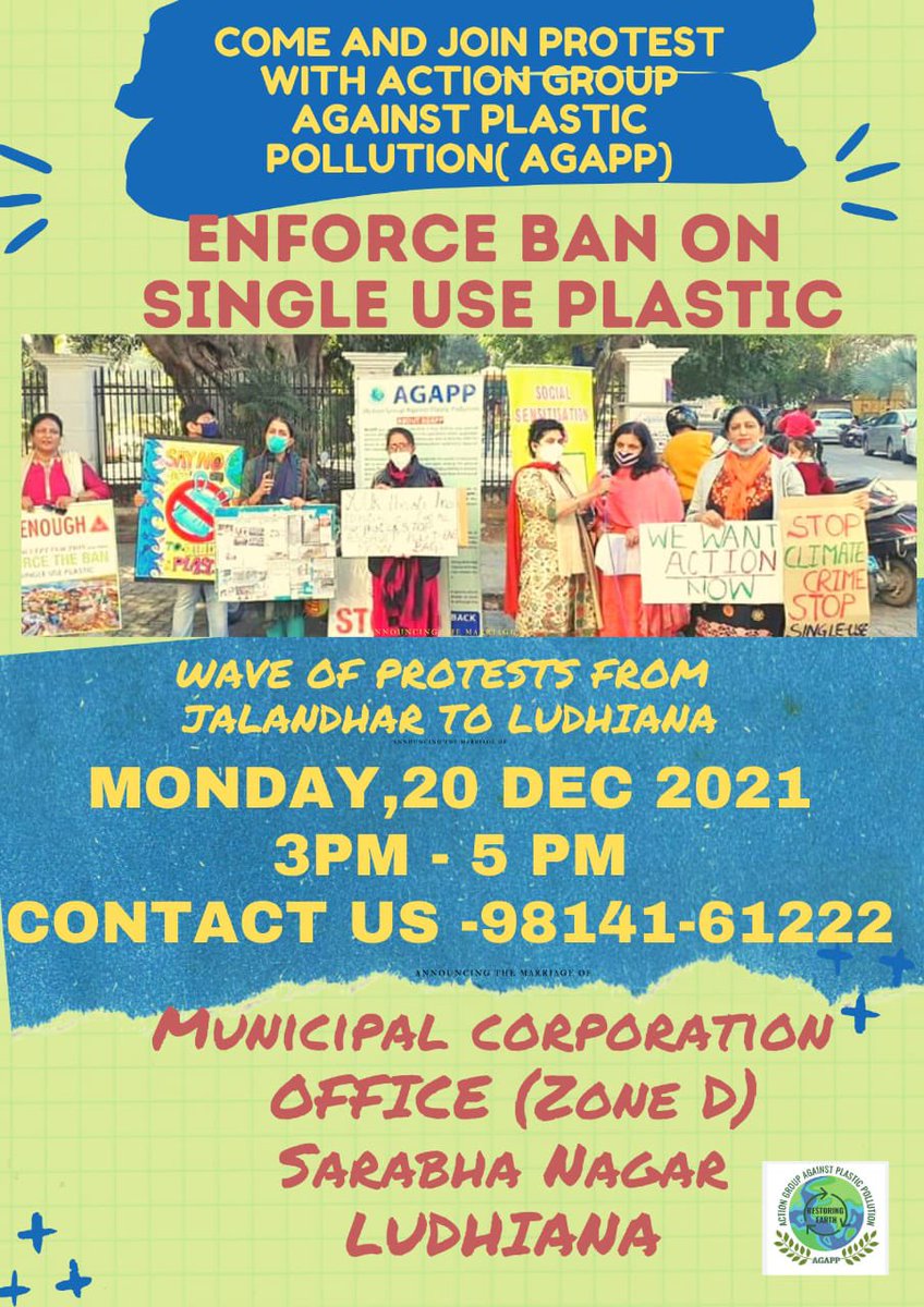 AgappEarth's tweet photo. #Greenmanifestopunjab2022 #Agapp #stopplasticpollution #saveearth #chiefministerpunjab #PMOIndia https://t.co/UDB4HXLDU8