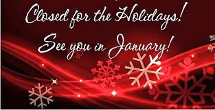 Quicksilver will be closed for the Holidays beginning December 20th, returning January 3rd. From all of us at Quicksilver Recycling Services, Happy Holidays!