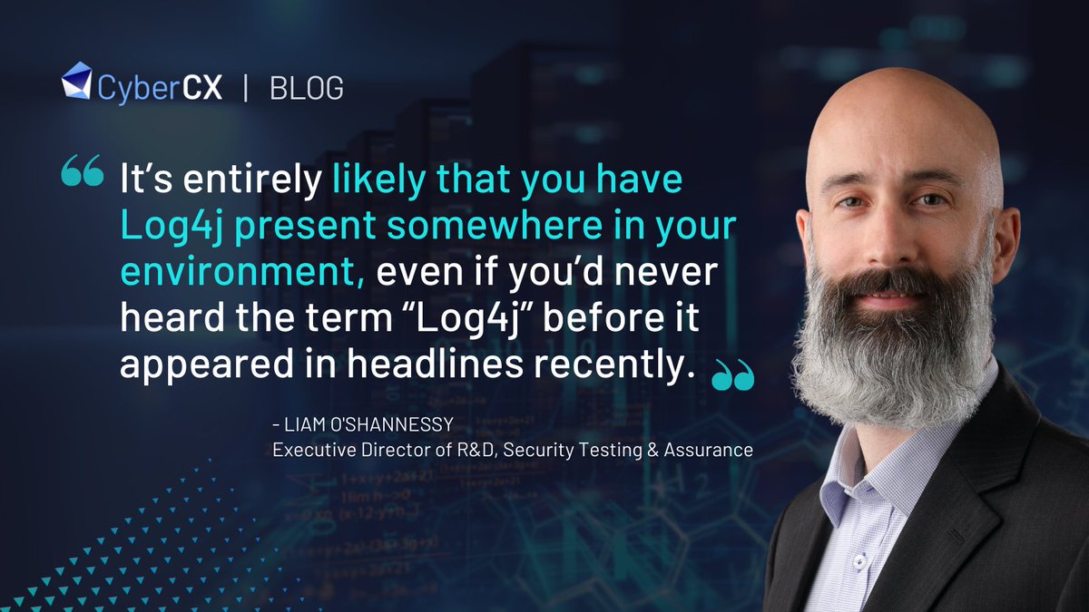 CyberCX's tweet photo. The #Log4j critical vulnerability is being actively exploited &amp; is a major concern for organisations worldwide

In our latest blog, @liamosaur explains why traditional scanning will not find all Log4j instances and what methods blue teams can use instead: https://t.co/UuqJQWCZRm https://t.co/dHVXH4jxXL