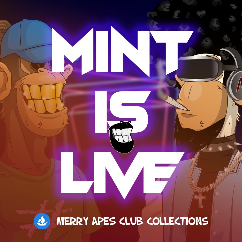 Merry Apes Club 😎🚀 | MINT IS LIVE tweet media