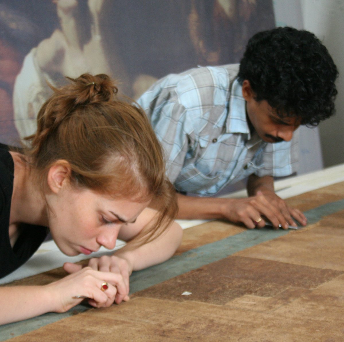 CSMVSmumbai's tweet photo. In 2000, a full-fledged conservation-restoarion studio was set up for the collection of the Museum. In 2006, Dr. Richard Spear, an eminent historian, attributed the Sword of Damocles to Antoine Dubost.
#CSMVS100 #CSMVSMuseum #100yearsofhistory #100yearsofstories (4/4) https://t.co/LaB6rSA7WS