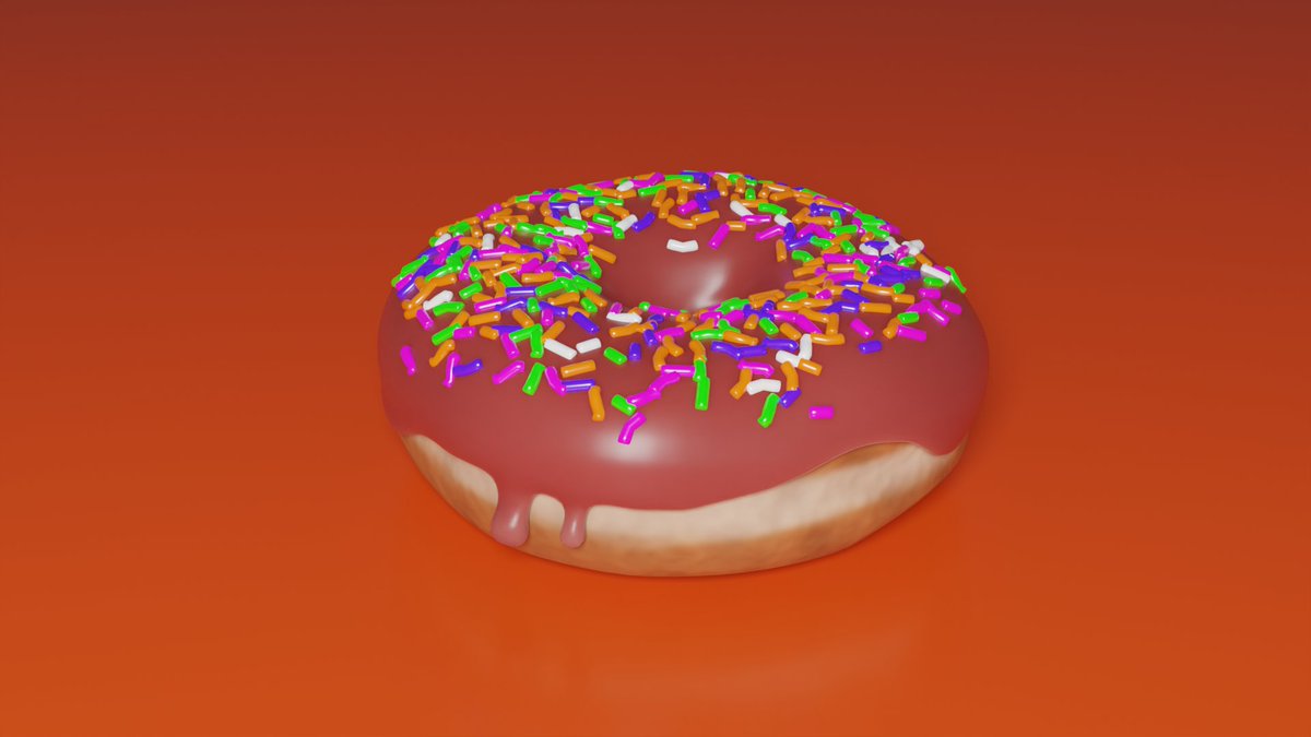 Pitfiend's tweet photo. Hey donut guy, your tutorials are the best. Learned a lot, thank you!!! (Blender 3.0) https://t.co/dFQPvfYJRl