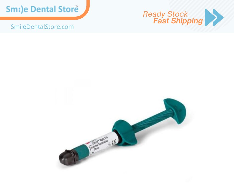 SmileDentalStor's tweet image. 3M Filtek Bulk Fill Posterior Restorative @ Best Price available on smiledentalstore.com #3MESPE #3MFiltek #BulkFill #SmileDentalStore #Dental #DentalSale #OnlineDental For details please visit: smiledentalstore.com/3m-filtek-bulk…