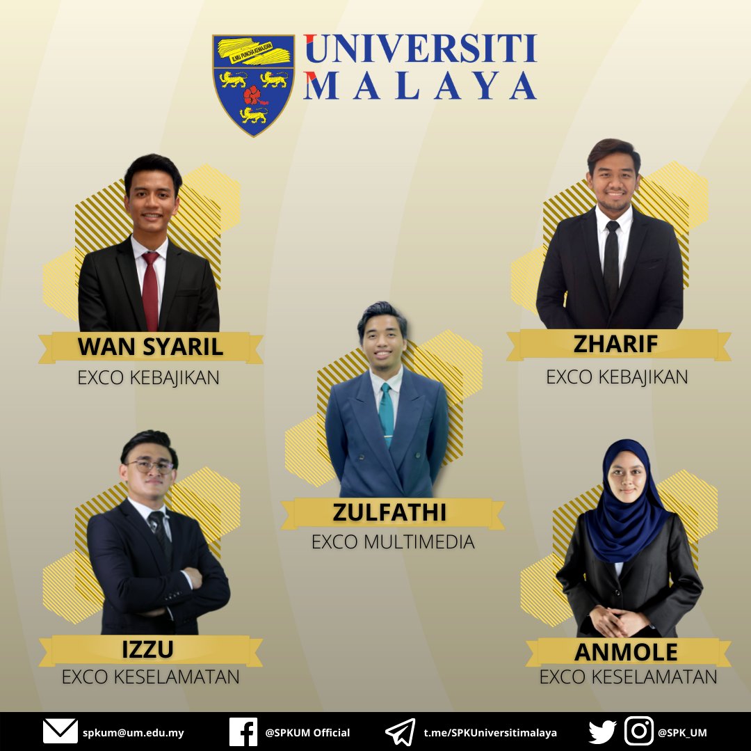spk_um's tweet photo. [BARISAN SEKRETERIAT PRESIDEN KOLEJ (SPK) UNIVERSITI MALAYA SESI 2021/2022] https://t.co/PAl1DgOBox