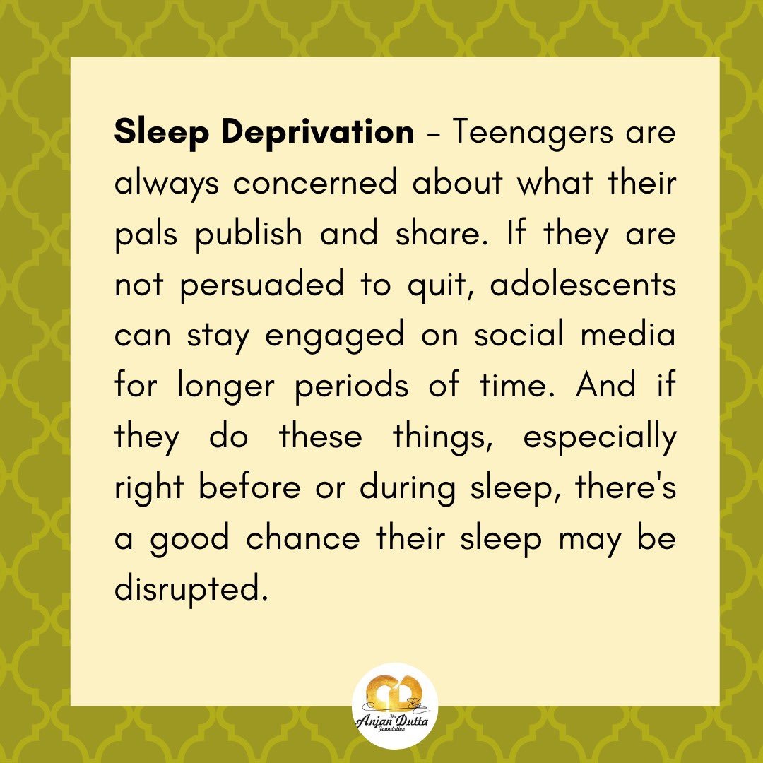 AnjanDuttaINC's tweet photo. Part II of “Negative Effects of Social Media” 

#socialmedia #negativesideofsocialmedia #mentalhealthawareness #sleepdeprivation #poorconcentration #socialisolation #mentalhealthmatters #theanjanduttafoundation https://t.co/TQlLInzbac