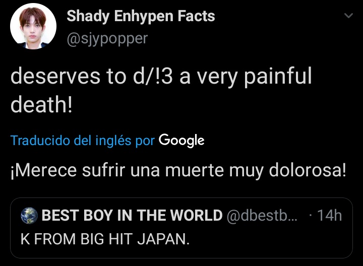 prodkei's tweet photo. TW // child ab*se, d3ath threats, able!st, islamph0be

It's too much now, engenes should call their fandom out?this isn't even a fandom issue now, yall toxic engenes need to fvcking leave us &amp; him alone. you're using sensitive issues &amp; being disgusting just so you can hate him? https://t.co/i6Jx3JAilv