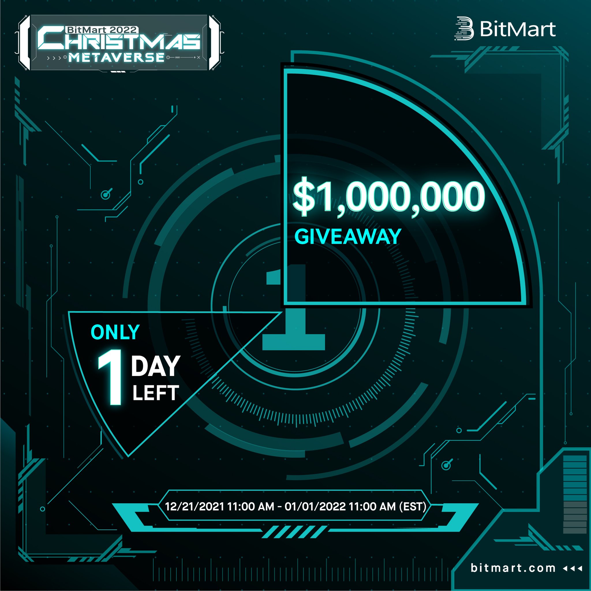 BitMart.Exchange on Twitter: "????????ONLY 1 DAY LEFT???????? ????# ...