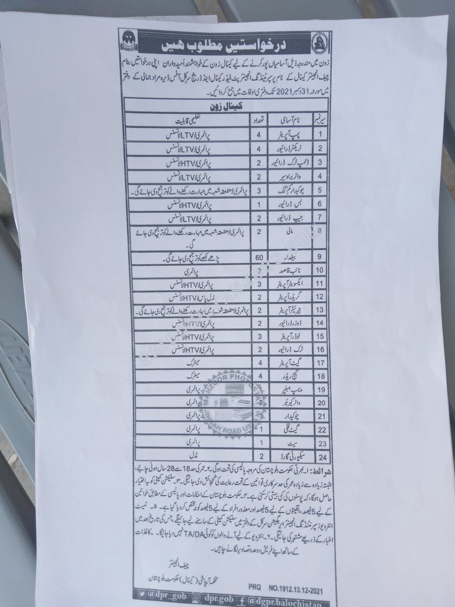 ہے کوئی جو میرا اس پوسٹوں پر نوکری کروے