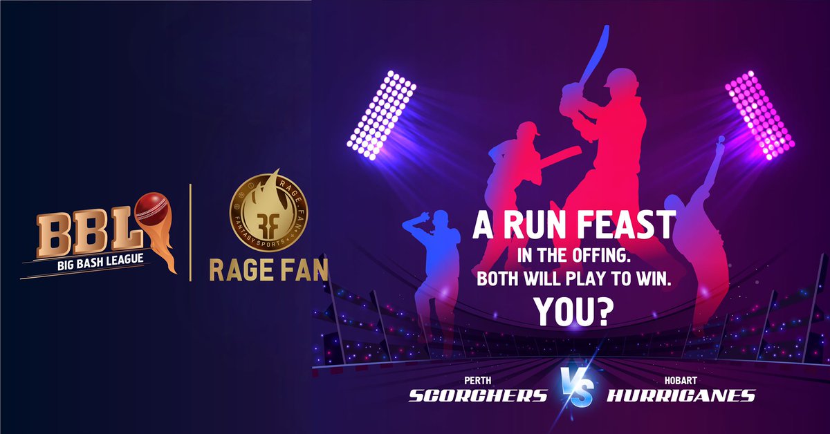 RageFanSocial's tweet photo. Scorching &amp; Hurricane are two words that describe prolific scoring. Play Rage DFS and win $RAGE.

Download your #RageApp ⬇️
IOS: https://t.co/4rVRbTGTG7
Android: https://t.co/Kg25vmQnuq 

#RageFan #Rage #BBL11 https://t.co/qoFJHU4zGz