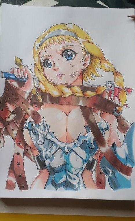 RolisBl's tweet photo. Hoy domingo-Hot....bueno practicamente ya es lunes pero nehh!. Les comparto este dibujo de "Reina" del anime ecchi Queens'blade,fue el primer ecchi de mujeres guerreras que tuve la oportunidad de ver😎👌espero les guste y feliz inicio de semana https://t.co/CMsCpw1701