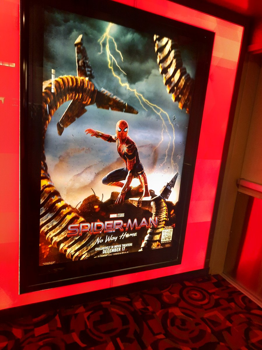 Finally get to see spooder man after being stuck at work since it came out
