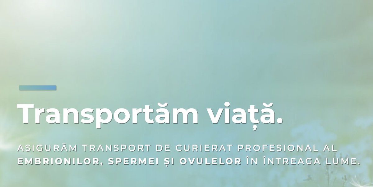 🇷🇴 Pentru confortul clienților noștri, am lansat încă o nouă limbă a site-ului nostru - limba română 🇷🇴

Vă invităm cu drag să vizitați site-ul nostru pentru a afla mai multe despre transferul de celule criogenice pentru reproducere asistată ⬇️

biocouriers.com/ro/