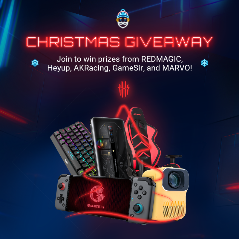 redmagicgaming's tweet photo. Time to go full #XMAS Mode!🎄 

We've partnered up with 4 other brands (@Heyup_now, @mygameSir, @MarvoPro_, @AKRacing) to create a huge, final #giveaway for 2021!

We'll include 1 #REDMAGIC6SPro: Ghost into the pot! Complete all the actions for your chance to win!