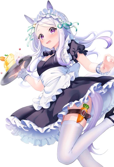 🥕にんじんパンケーキ🥞ただいまお持ちしま～す💦
#ウマ娘 #メジロマックイーン 