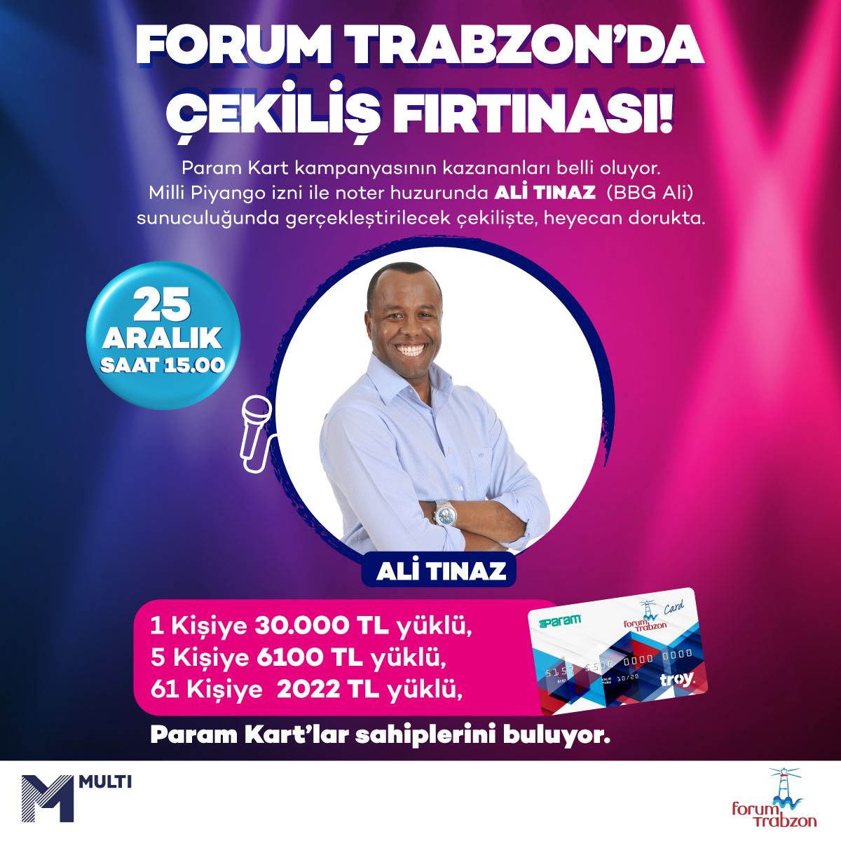 ForumTrabzonAvm's tweet photo. +
Bu heyecana ortak olmak için tüm katılımcılarımızı çekilişe bekliyoruz.

#ForumTrabzon https://t.co/Ciq7Mizgsx