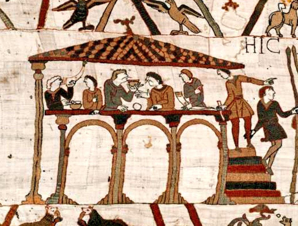Longshanks1307's tweet photo. Harold Godwineson and his advisers having a business meeting before sailing to Normandy. https://t.co/B15Jx6RbJP