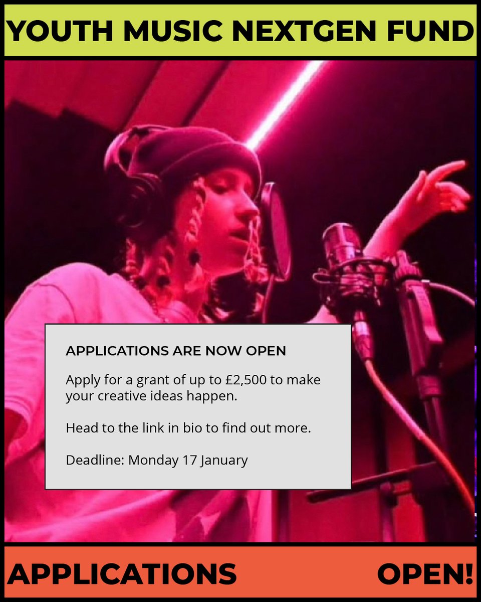 Youth Music tweet media