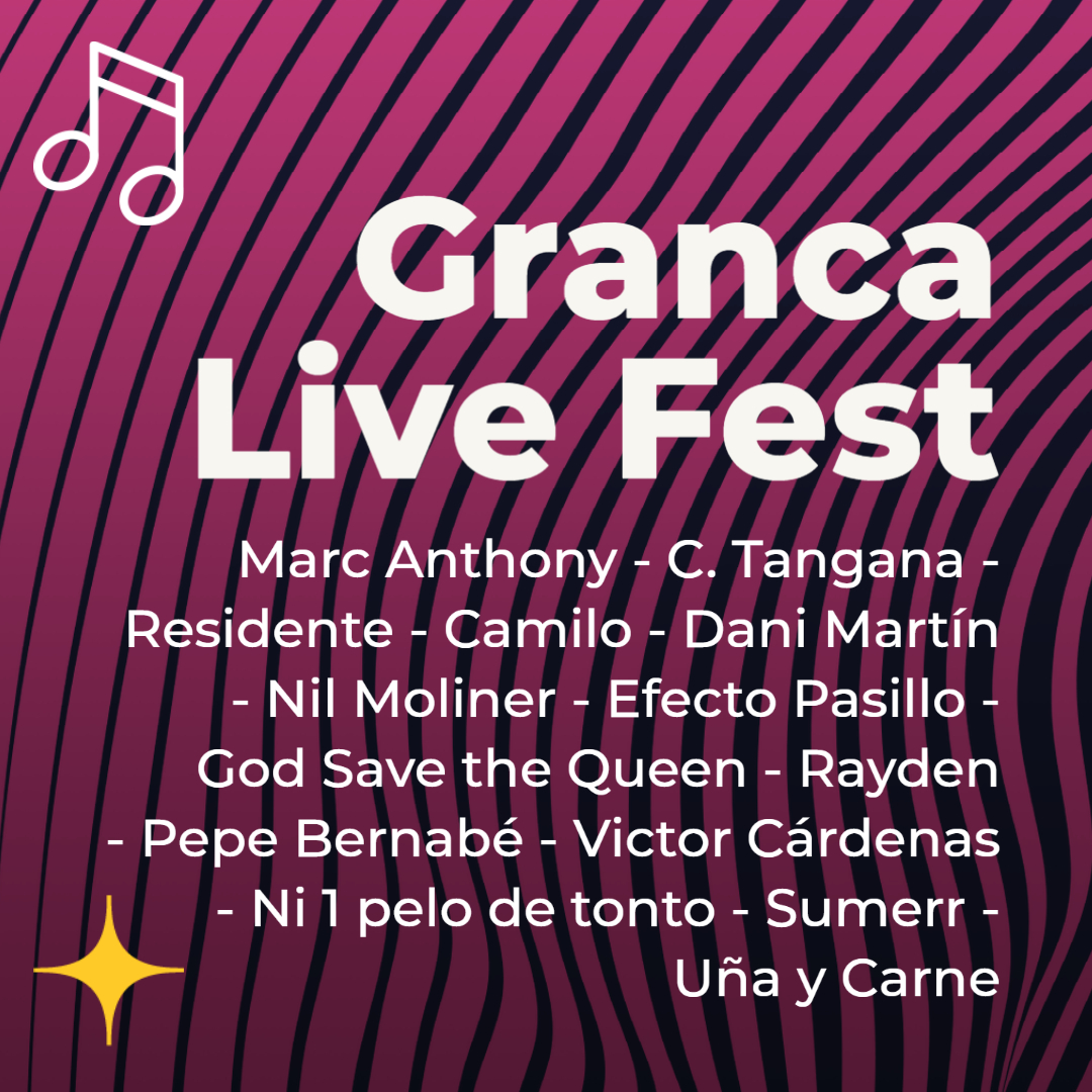 entradas's tweet photo. ¡Canarias se merece volver a disfrutar de la música!🎵

📅8/7:
#MarcAnthony #CTangana #NilMoliner #EfectoPasillo #PepeBernabe #VictorCardenas #NiUnPeloDeTonto 
📅9/7:
#Residente #Camilo #DaniMartín #GodSaveTheQueen #Rayden #Sumerr #UñaYCarne

Entradas 👉 https://t.co/OftQHPtxmF https://t.co/blAsZHFIbf