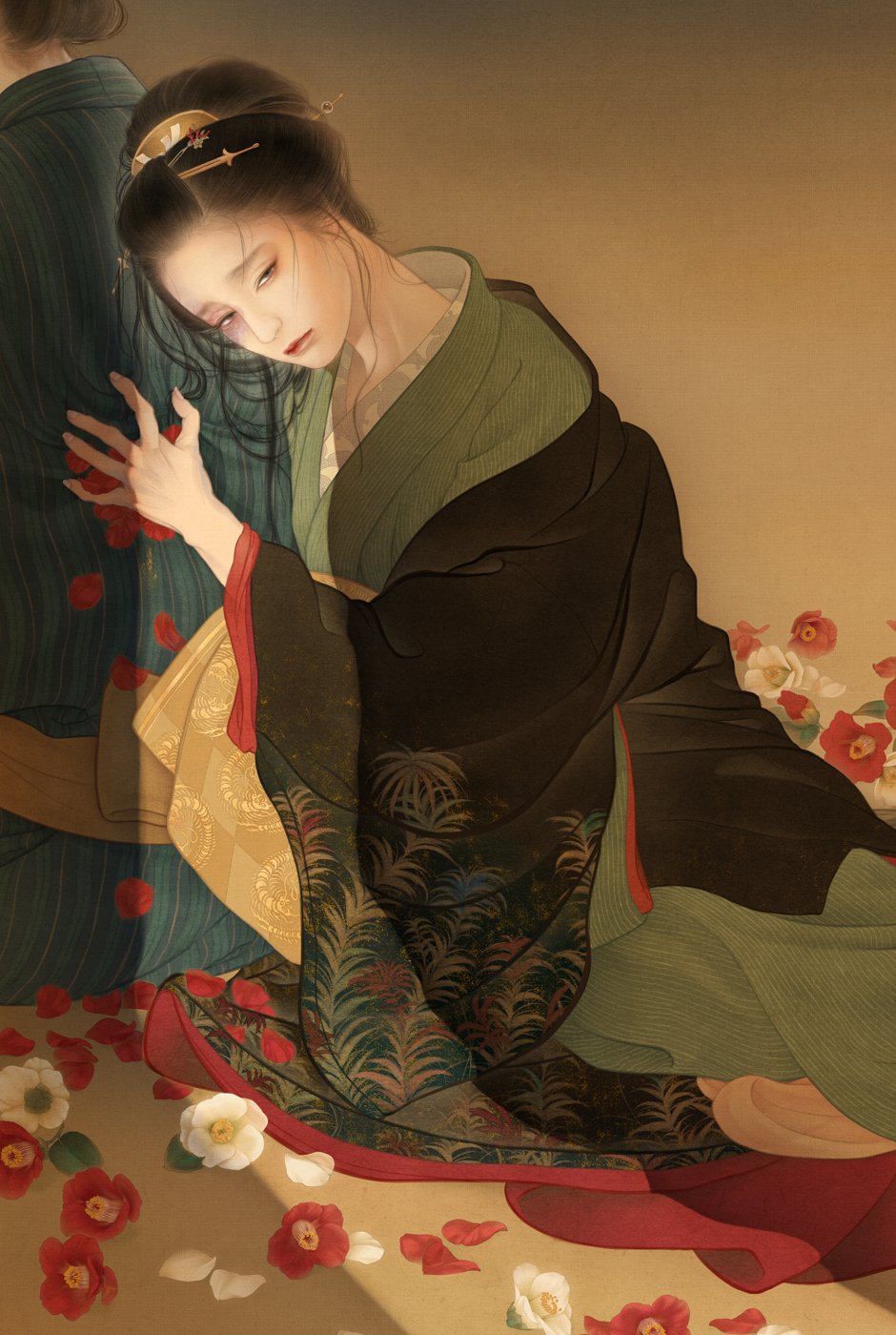 松浦シオリ 画集 わたしを知らない 発売中 時代物のイラストも見てみたいと仰っていただいたので 過去に装画のお仕事で描かせていただいたものを 小説 真景累ヶ淵 装画 小説 牡丹灯籠 装画 T Co Ehwgwq6rav Twitter