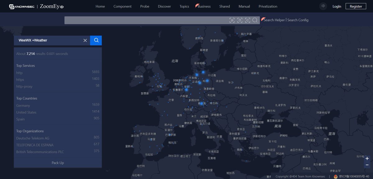 giammaiot2's tweet photo. How to Catch & Investigate the Dashboard Exposure of Weather Station Realtime Monitoring & SDR Software with #Zoomeye https://t.co/jpadZyOwG4 & https://t.co/gpZWZa5dSg
#SoftwareDefinedRadios #SoftwareDefinedRadio #WH1080 #WH3080 #RTLSDR #WeeWX #Cumulus #Dork #OSINT #INT #Security https://t.co/MsPaoRUcnm