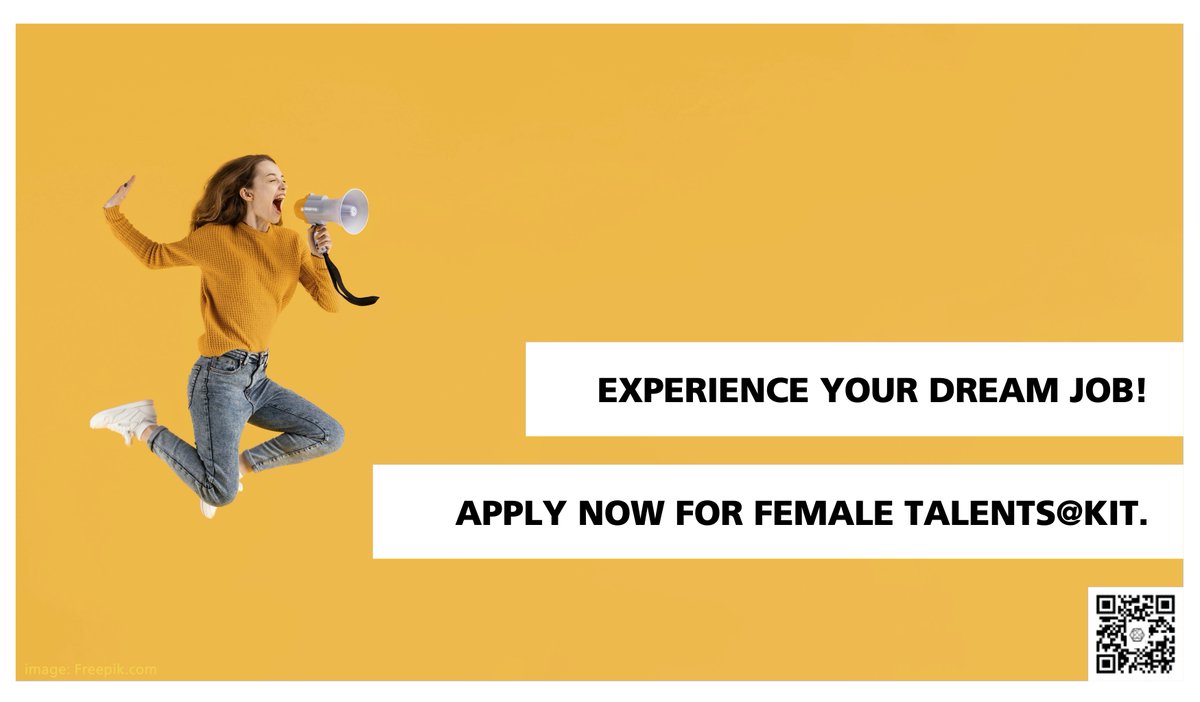 FemaleTalents@KIT – It’s your opportunity for personal and professional development. Apply now and get a picture of your dream job! ksri.link/femaletalents

<a href="/KITKarlsruhe/">Shmoopy</a> <a href="/IBM/">IBM</a> <a href="/BoschPresse/">BoschPresse📰</a>