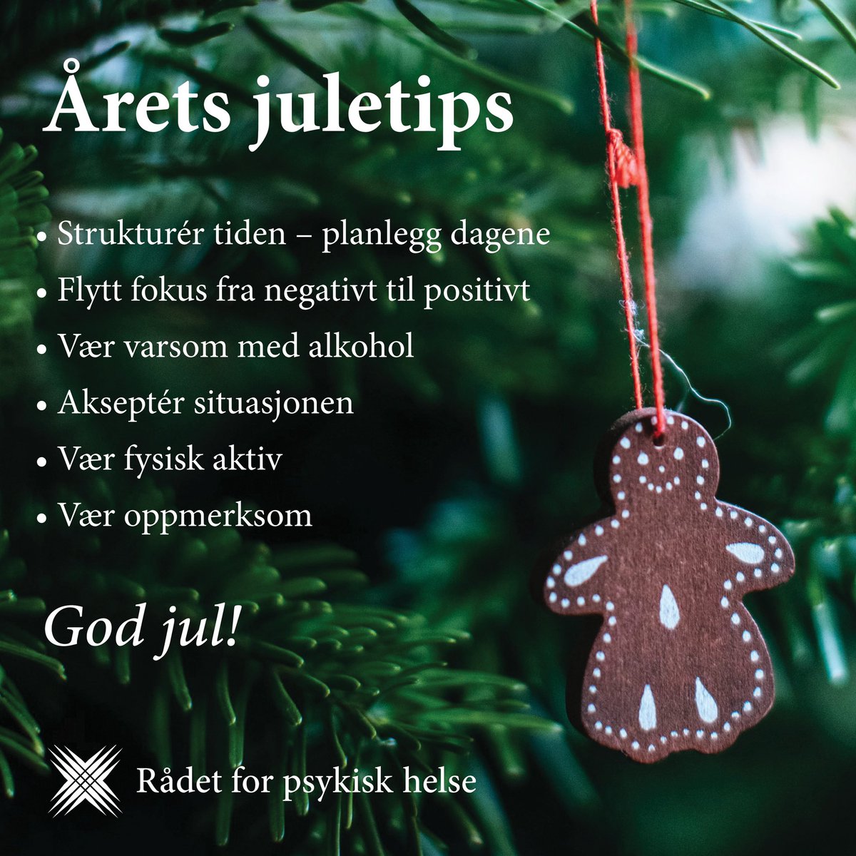 Rf_psykiskhelse's tweet photo. #juletips🎄 https://t.co/954tGrwblZ