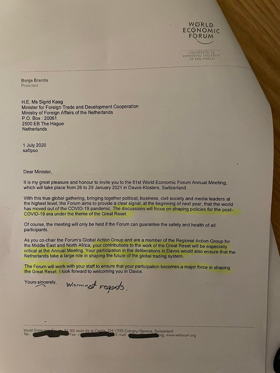 Hoe zit dat toch met #WEF en <a href="/SigridKaag/">Sigrid Kaag</a> … #GreatReset dat was toch niks? Wat blijft dat toch onrustig spoken. Kan iemand hier wat zinnigs op zeggen?