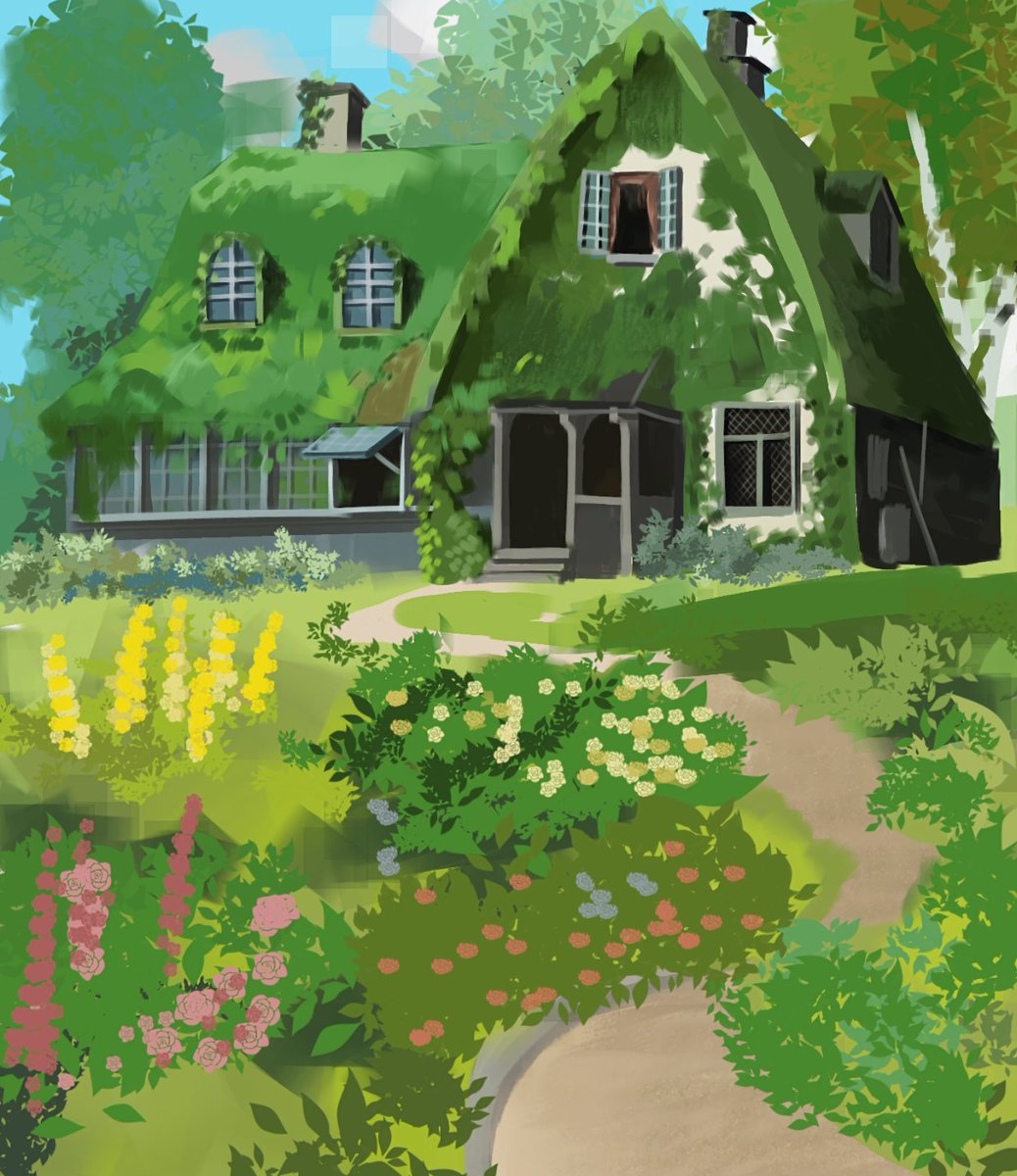 artchivanture's tweet image. Detailed Ghibli study🌺🌻🌸
#artph