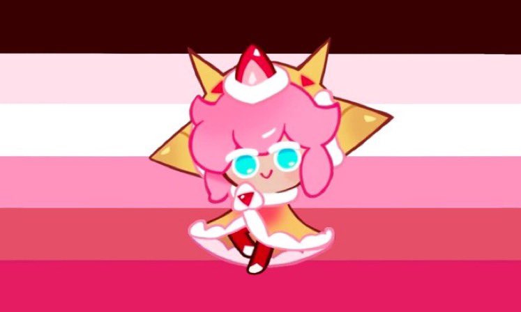 CRPrideFlags's tweet photo. Aroaces that love Strawberry Crepe Cookie! https://t.co/wqlJCokXv6