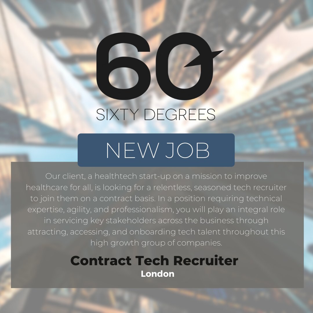 test Twitter Media - New #JobAlert - Contract Tech Recruiter in London, UK

For more information & to apply, please click on the link below;
https://t.co/vaib1wXtrN
#TechRecruiter #London https://t.co/GsHbtCuc0U