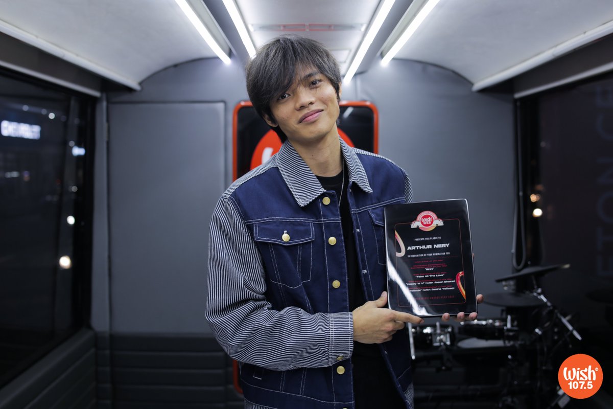 wish1075's tweet photo. LOOK: Singer-songwriter @ArthurMNeryy just got his Wish Music Awards nomination plaque for the Wish Artist of the Year, Wishclusive Contemporary R&amp;B Performance of the Year for the song "Binhi," Wish R&amp;B Song of the Year for the song "Take All The Love,"... https://t.co/0rGY6fI2t7