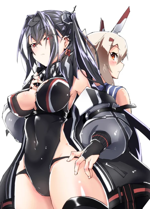 冬コミ新刊の表紙だにょ

#アズールレーン 