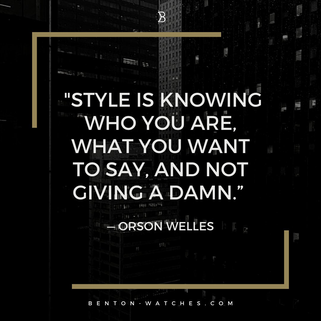 BentonWatches's tweet photo. It's not about the latest fashion trends.. It's about how fashion makes you feel and how you want it to represent who you are as a person!

#inspirationalquotes #quotestoliveby #quotestagram #qotd #menswatch #bentonwatches #goodtasteisneverlate #buy1give10 #thecatalystcollection https://t.co/tOd8j40CS5