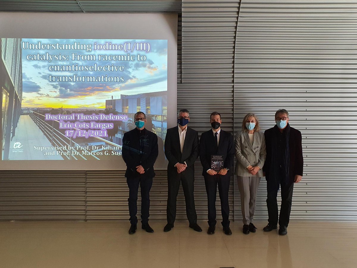 #Kudos to ICIQ's new Dr. <a href="/Eric_C_F/">Eric CF</a> (<a href="/GroupMuniz/">Muñiz Group</a> &amp; <a href="/MarcosGSuero/">Marcos García Suero</a>) "When you are young you want to change the world, and science is the best way to do so. To me science, and especially chemistry, has many applications that can help society" 
Read more: bit.ly/3yPUcz9