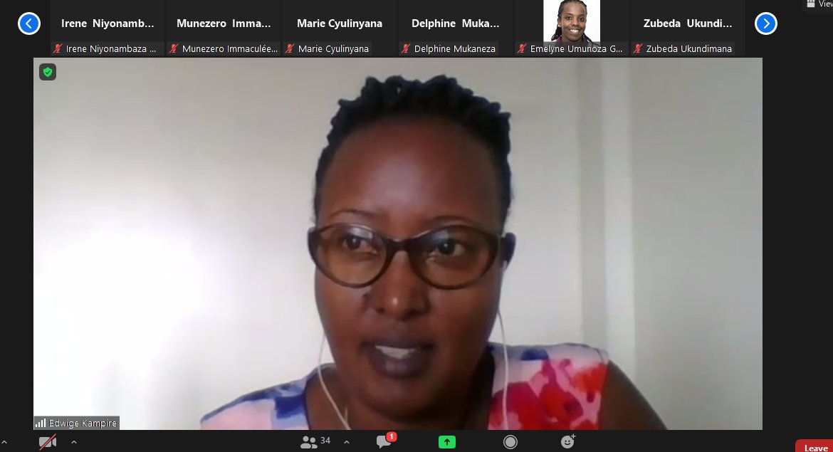Rwanda_Edu's tweet photo. Dr. Valentine UWAMARIYA, Minister of Education & also member of @STEMWomenRwanda, opened the virtual 2nd Symposium of Rwanda Association for Women in Science & Engineering #RAWISE held under the theme 'Rwandan Women's Participation in STEM R&D-Current Status,&Future Perspectives' https://t.co/dZEencpYN4