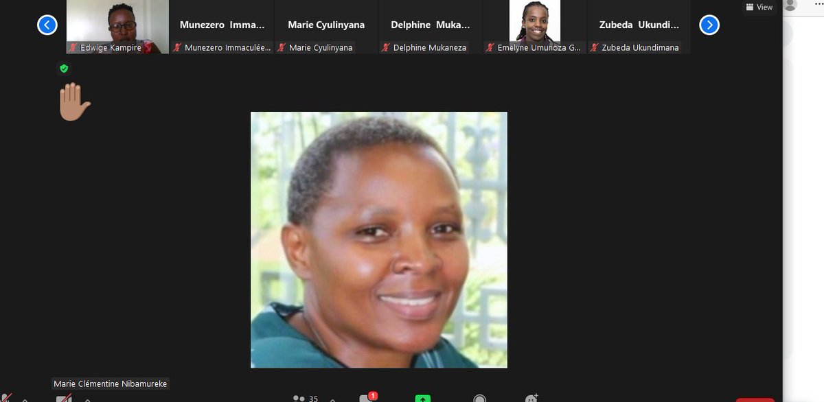 Rwanda_Edu's tweet photo. Dr. Valentine UWAMARIYA, Minister of Education & also member of @STEMWomenRwanda, opened the virtual 2nd Symposium of Rwanda Association for Women in Science & Engineering #RAWISE held under the theme 'Rwandan Women's Participation in STEM R&D-Current Status,&Future Perspectives' https://t.co/dZEencpYN4