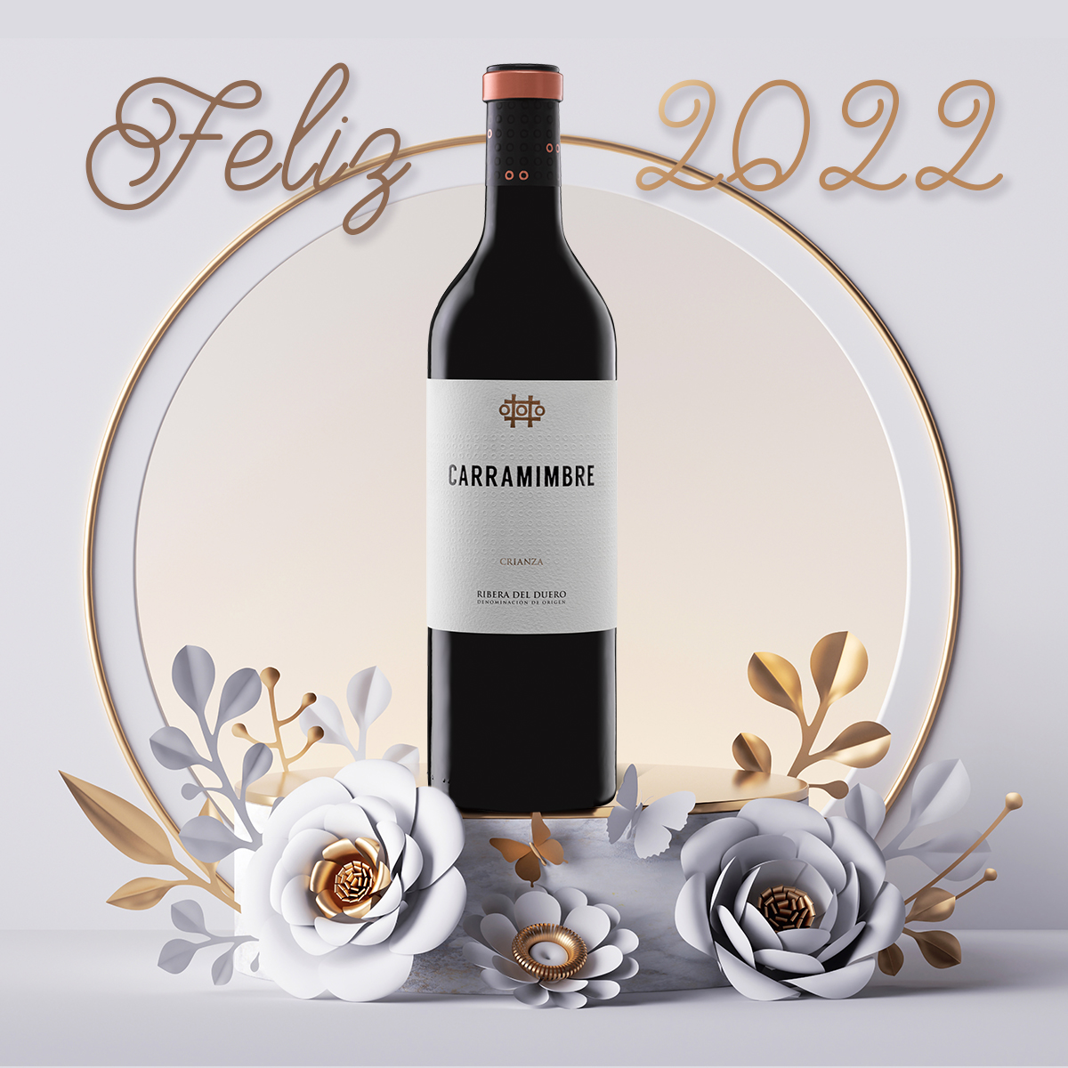 Os deseamos un 2022 cargado de éxitos y brindamos 🥂 con Carramimbre por todos los que continuáis a nuestro lado un año más y por los que nos descubrirán.

¡Feliz Año 2️⃣0️⃣2️⃣2️⃣!
#BodegasCarramimbre #vino