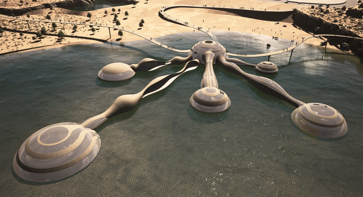 Lyesoceane's tweet photo. Projet innovation Intelligence 9 : Made by : 
Sarah Zahari Architecte 
Reda Zahari informaticien And 
@Lyesoceane
Travaillant avec la nature et plaçant l’être humain au centre de la conception notre projet est une création qui épouse la nature. https://t.co/Fv4j9jDJG8