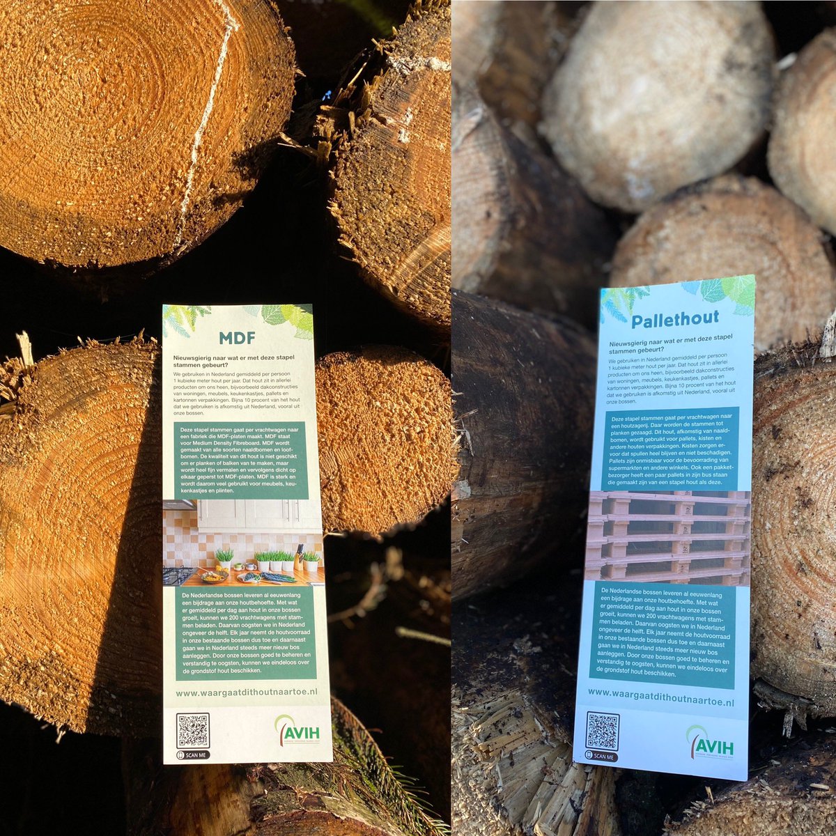 Het is een enorme misvatting dat alles van het hout wordt verwerkt als #biomassa. Het grootste deel wordt gebruikt voor duurzame toepassingen zoals #zaaghout ,OSB, of karton en papier. #AVIH &amp; #Staatsbosbeheer hebben samen 7 labels ontwikkeld om hier duidelijkheid in te scheppen.