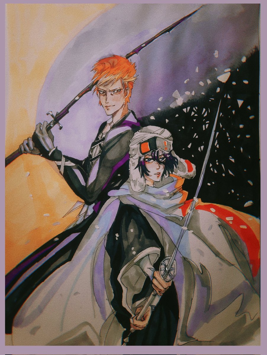 EMIRUEM's tweet photo. The purple-orange combination is the very essence of ichiruki !!🧡💜
I have prepared a work based on the new teaser because it is beautiful Т.Т
#BLEACH #ImStillBleach #ichiruki https://t.co/3Oh0oOlFVo