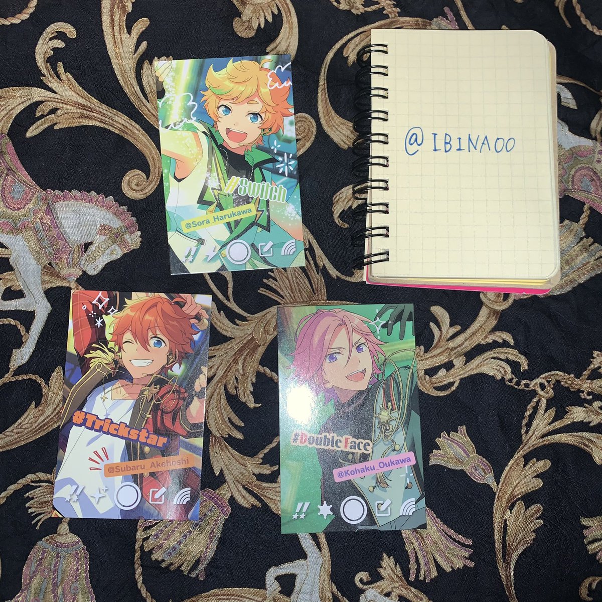 IBINA00's tweet photo. 【交換】あんスタ snapme 

❉譲❉ こはく 宙 スバル

❉求❉ 宗 みか

郵送のみ。
1枚から大丈夫です。
検索よりお気軽にお声掛けください。 https://t.co/19yO2ZY0eo