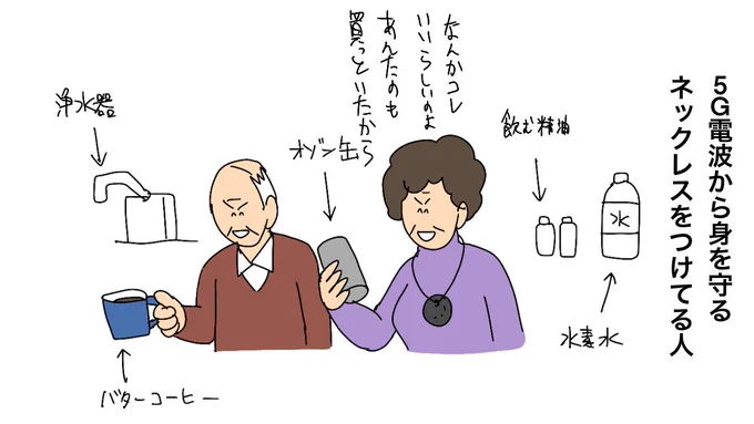 「5G電波から身を守るペンダント」着用で被曝の可能性(Impress Watch)
#Yahooニュース
https://t.co/NSFbKT1okp

5G電波から身を守るネックレスをつけてる人 