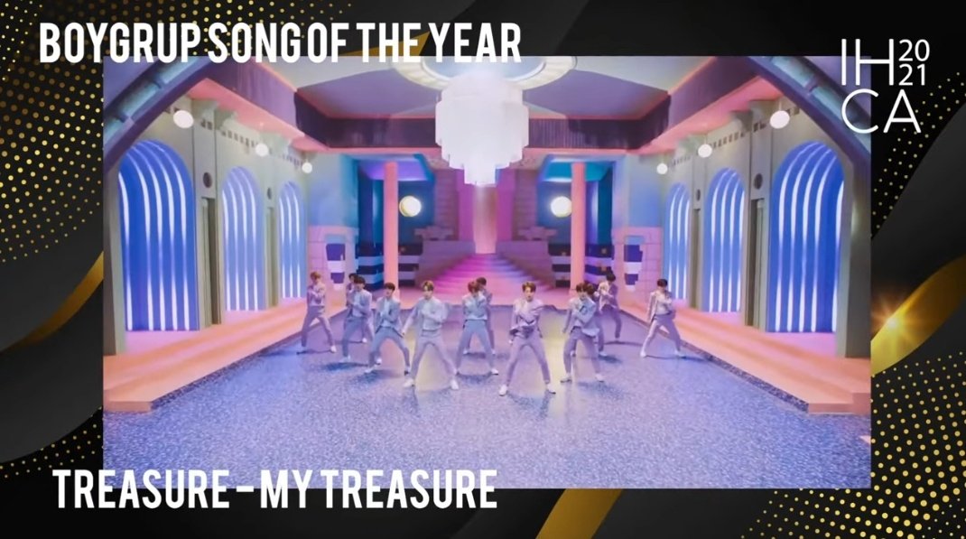 TREASUREunion's tweet photo. Congratulations to #TREASURE for winning the "Boy group Song of the Year"at Indonesian Hallyu Fans Choice Awards 2021🎉
Thank you to all the Teumes who voted. You all deserve a pat on your back💕

Let's take this as a motivation to vote on SMA, shall we?
#트레저
@treasuremembers https://t.co/5x1MpRs1Ef