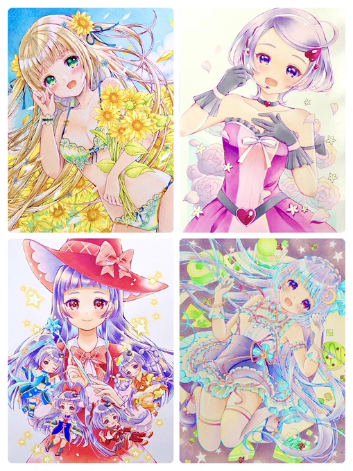 #今年も残りわずかなのでお気に入りの4枚を貼る

お気に入りはこの4枚〜🥰💕💕
来年もいっぱいイラスト描くぞー🥳

#precure
#イラスト
#コピック 
