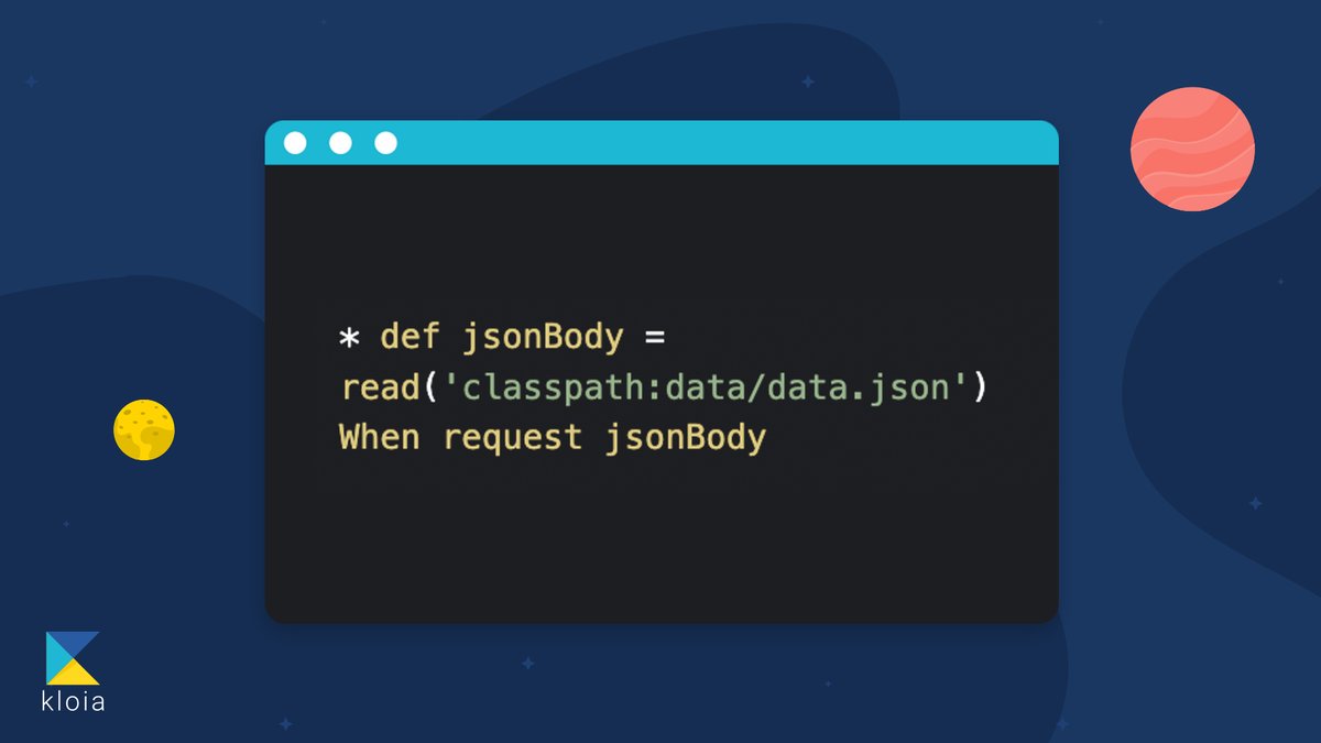 kloia_com's tweet photo. Unlike other frameworks that use the BDD approach, Karate reads JSON files with a single command. This is useful to keep data models separate from feature files.
#kloiatips #karate #kloia #karateframework #gherkin #bdd #testautomation #kloiaqa #tips https://t.co/99WEj5kl4f