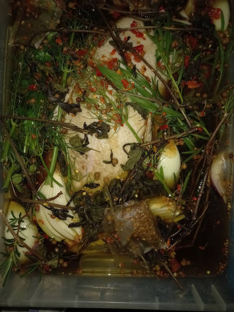 ChefRumbie's tweet photo. A tasty chain of events you have to see. Let’s get to how the roast duck came go be…

1. Brine duck for 3days
2. Season &amp; roast the duck
3. There we have it “The Roast Duck”

#roastduck  #Catering #recipedeveloper #femalechefs #africanchef #madein🇿🇼 #scoffmaster #chefrumbie https://t.co/Q0fiHnnNoX