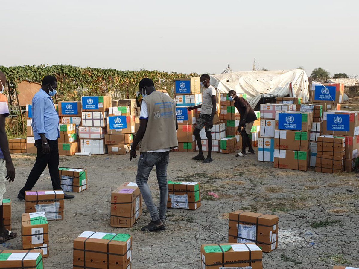 WHOSouthSudan's tweet photo. To improve access to essential medicines for mental, neurological, &amp; substance use disorders &amp; clinical management of rape, @WHOSouthSudan through the Reconciliation, Stabilization, Resilience Trust Fund, delivered drugs including trauma &amp; emergency surgery kits to Pibor Adm Area https://t.co/NumqvScXcC