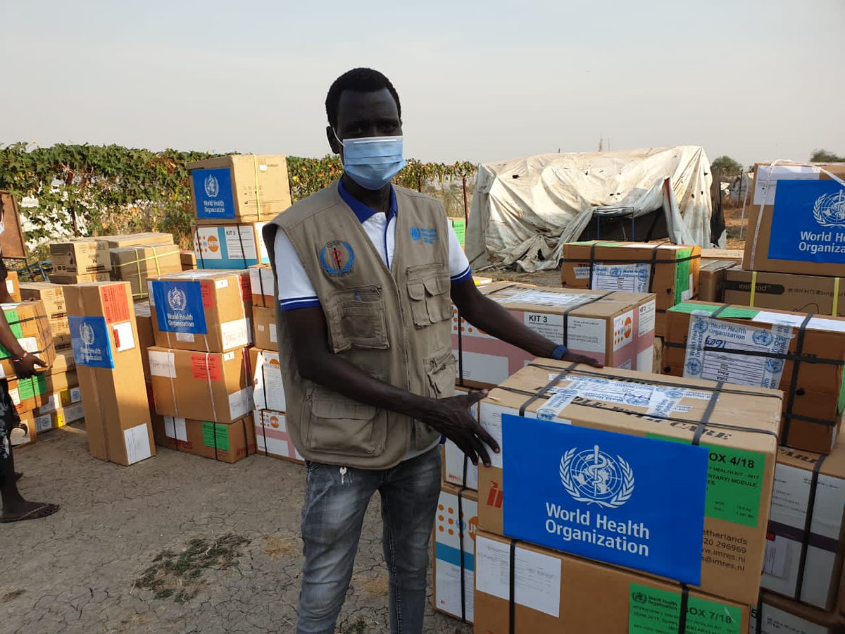 WHOSouthSudan's tweet photo. To improve access to essential medicines for mental, neurological, &amp; substance use disorders &amp; clinical management of rape, @WHOSouthSudan through the Reconciliation, Stabilization, Resilience Trust Fund, delivered drugs including trauma &amp; emergency surgery kits to Pibor Adm Area https://t.co/NumqvScXcC